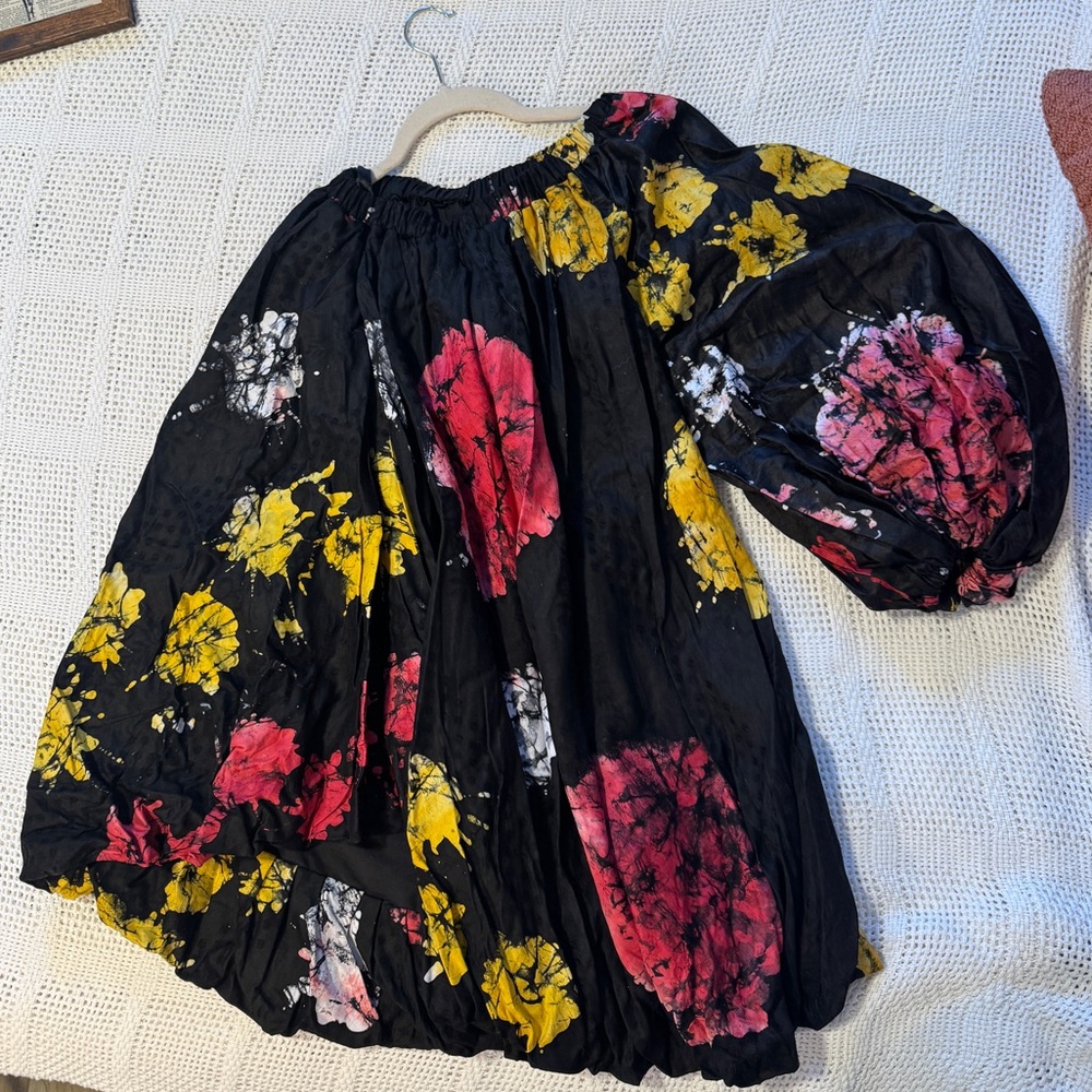 Busayo Floral Print One-Shoulder Mini Dress – NWT (New With Tags)
